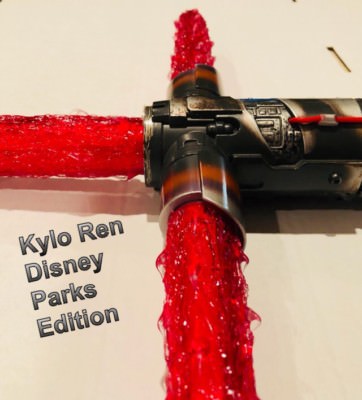 disney parks exclusive kylo ren lightsaber