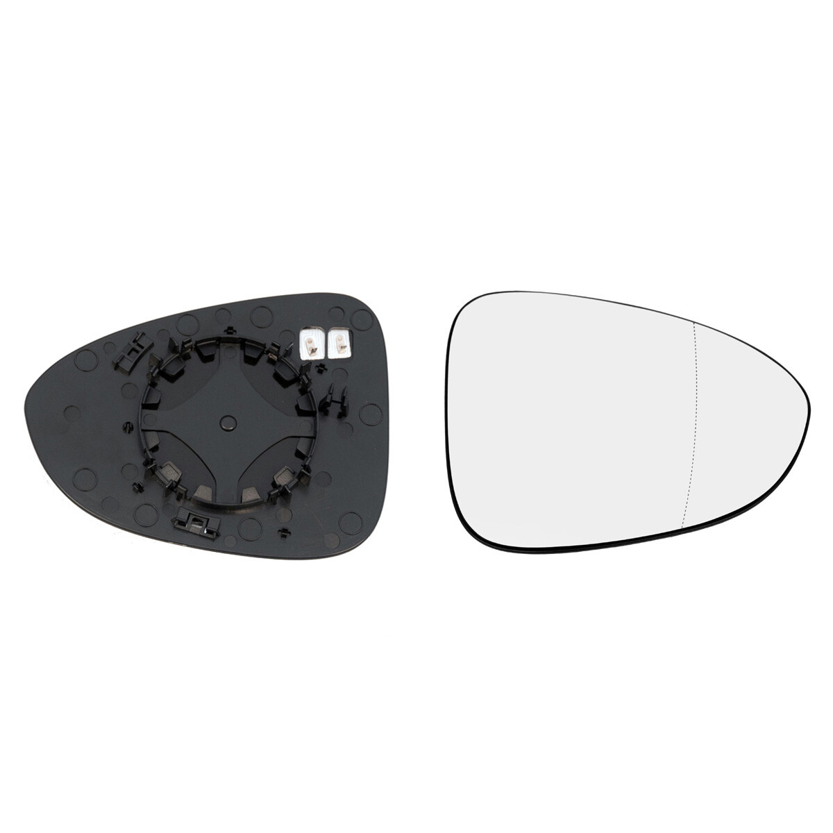 VAUXHALL ZAFIRA C 2012->2019 WING MIRROR GLASS,HEATED WITH BASEPLATE, RIGHT SIDE