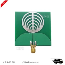 2.4-10.5G UWB Antenna Ultra Wideband Antenna Pulse Antenna SMA Female Connector