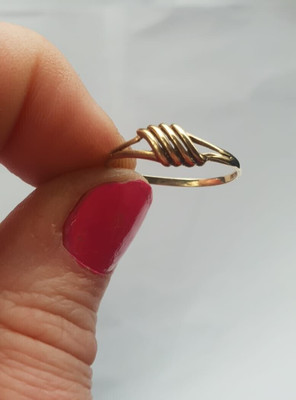 Ring 9 kt Gold - Größe P