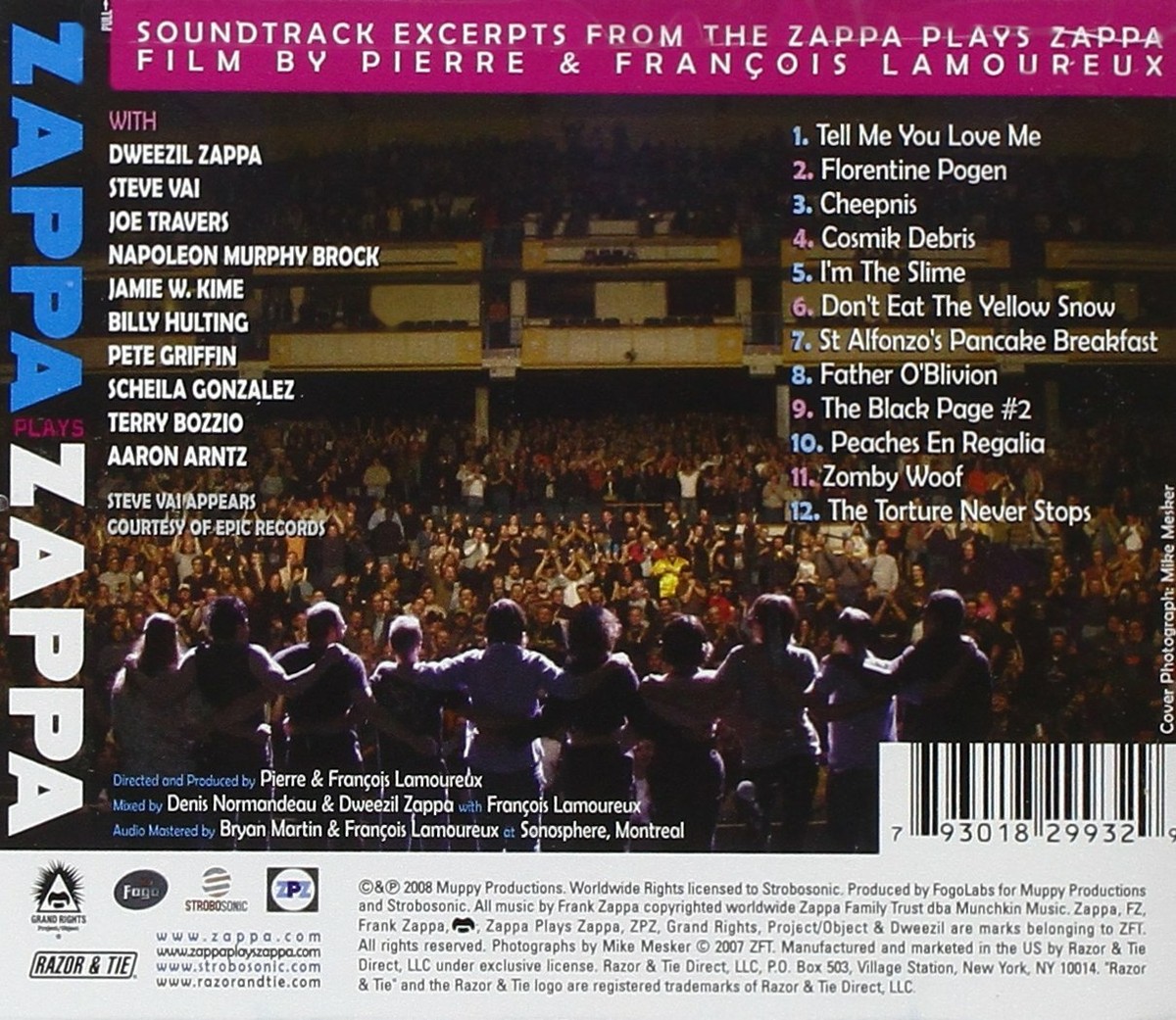 ミュージック Zappa Plays Zappa DVD CD Zappa Plays Zappa – Zappa Plays Zappa – CD (Album), 2008