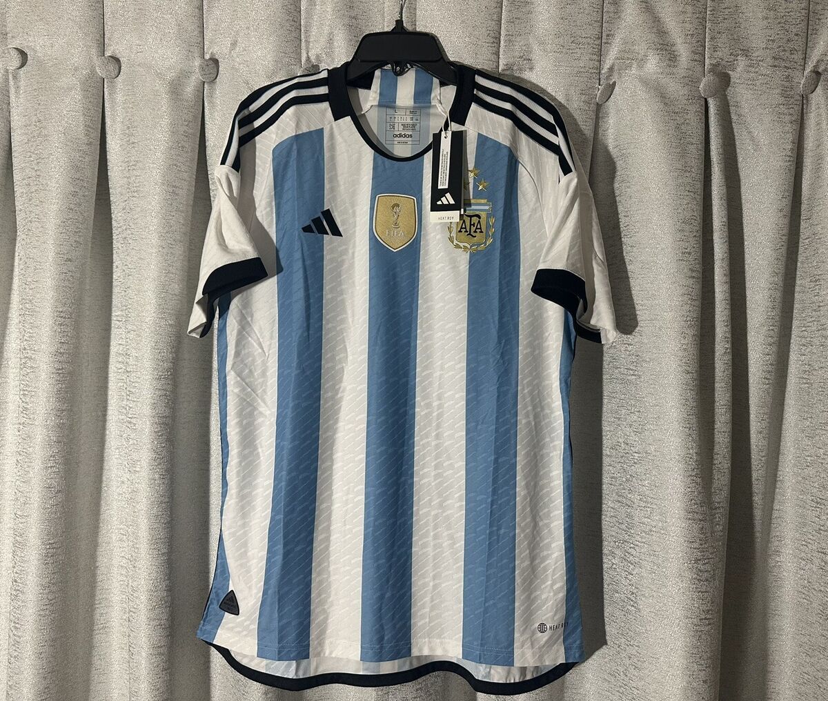 Argentina 2023 Home 3 Star Adidas Authentic Heat.Rdy Jersey Argentina 2023 Home 3 Star Adidas Authentic Heat.Rdy Jersey