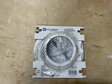 Utilitech 6" Recessed White Baffle Trim  Black Interior- 0409542 - NEW