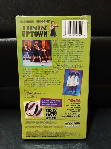 Richard Simmons Tonin' Uptown VHS Brand New Factory Sealed - Picture 4 of 5