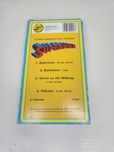 Vintage Superman ABM Cartoon Series 4 Cartoons From Orginal 1940s Series - Picture 2 of 6