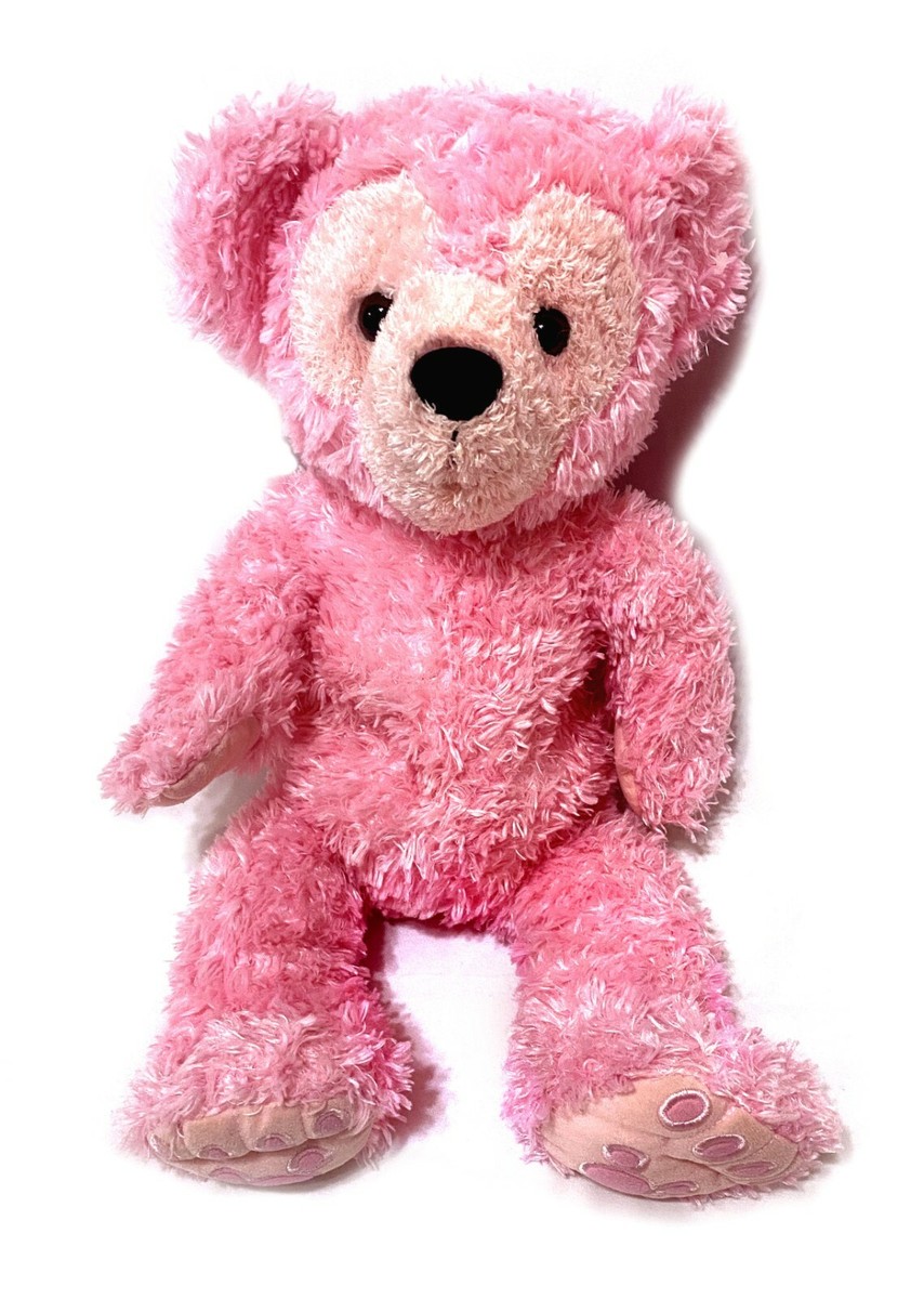 Disney World Pink Hidden Mickey Pre-Duffy Bear Stuffed Plush 17