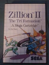 Zillion II 2 The Tri Formation Sega Master System SMS Complete CIB No Hangtab