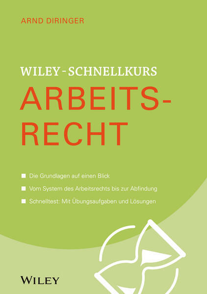 Thumbnail - Wiley-schnellkurs Arbeitsrecht | Arnd Diringer | Deutsch