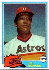 1981 Topps #350 J.R. Richard