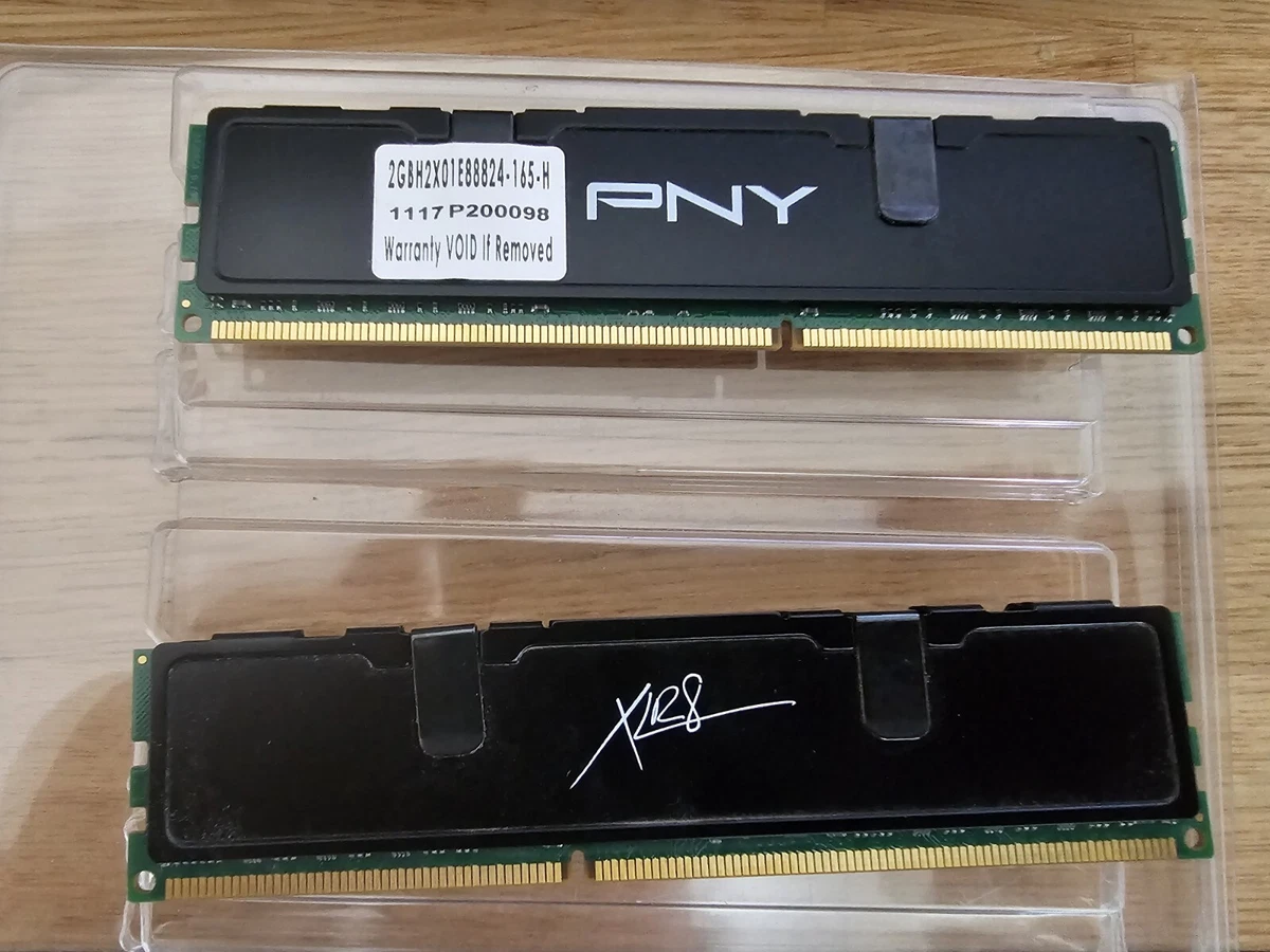 PNY XLR8 16GB 2x8GB 8GBH2X04F1AA28 15 H Heat Sink PC Gaming DDR3