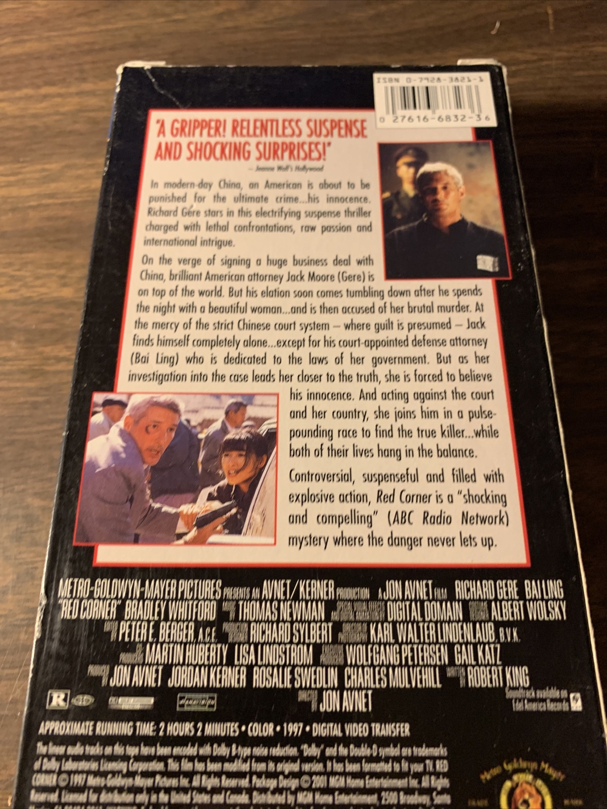 Red Corner (VHS, 1997, Movie Time) 27616683236 eBay