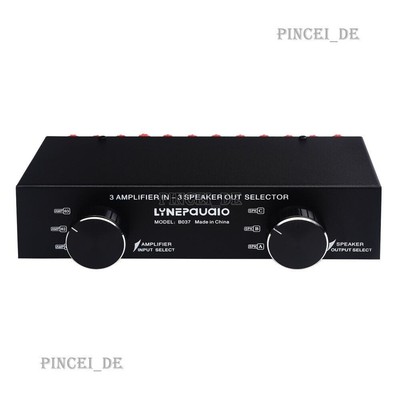 B037 Amplifier Speaker Selector Switcher Enables 3 Input and 3 Output #W5