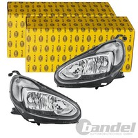 2X Hella Halogen Scheinwerfer Satz Passend FüR Opel Adam Links+Rechts