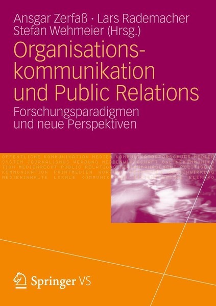 Organisationskommunikation Und Public Relations Ansgar Zerfaß-image