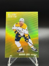 2025-26 UD Allure Hockey Roman Josi Color Flow Yellow-Green #CF-2
