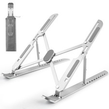 Laptop Stand for Desk Adjustable Folding Tablet Stand Aluminum Portable Laptop