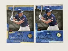 RYNE SANDBERG 2005 Ultimate Collection Base Ret SP /275 & Silver SP Parallel /25