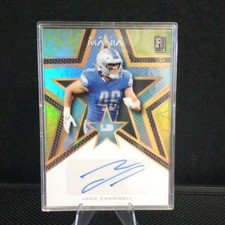 Wild Card Mania Jack Campbell AMS-A Autograph Rookie /15 Football