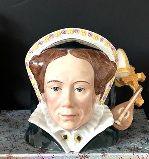 Royal Doulton Character Jug Queen Mary 1 D7188 Large Size COA
