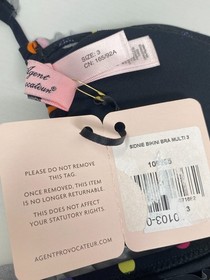 Agent Provocateur Sidnie Polka Dot Bikini Set AP3 Medium NWT