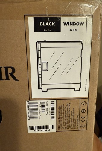 Corsair Carbide Clear 600C Inverse ATX Full Tower Case cc- 9011079-ww Black - Picture 10 of 11