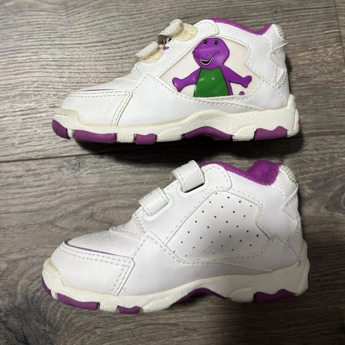 Vintage Kids Barney Shoes