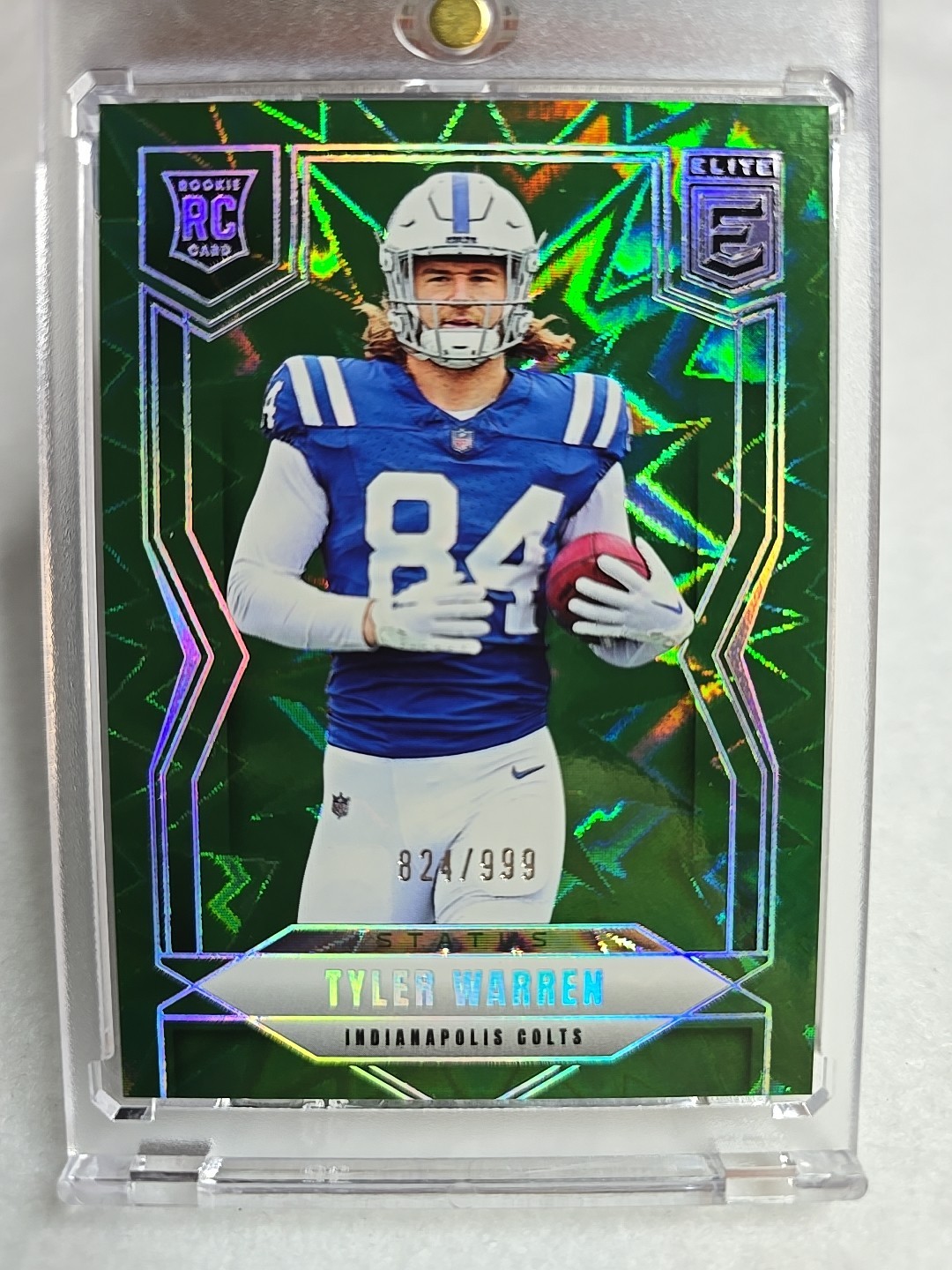 2025 Panini Donruss Elite - Rookies Tyler Warren #119 Status Explosion /999 (RC)