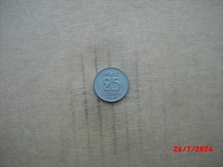 Schweden 25 Öre 1961