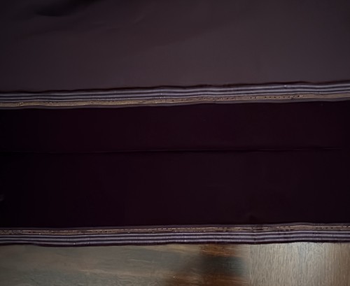 Luxury Deep Purple Velvet Fabric –4 Yards – High Quality Upholstery Dress Drapes - Picture 4 of 5