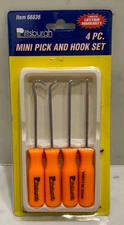 Pittsburgh Mini Hook and Pick Set High Visiblity for O-Rings 66836 New