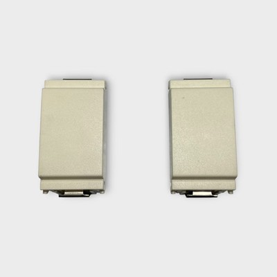 Vimar 16542.B Blank Module, White (Lot of 2) - Lightly Used - Free Shipping
