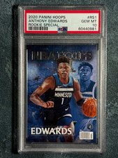 Anthony Edwards Minnesota Timberwolves Rookie Special PSA 10 2020-21