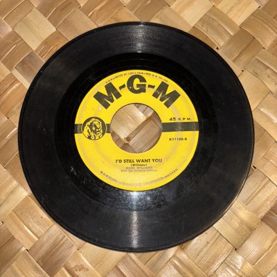 45 ~HANK WILLIAMS: Baby, we're really in love / i'd still want you'' 1951 MGM (G)