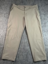 Lululemon ABC Pants Mens Brown Classic Chino 5 Pocket 36x28 Performance Golf