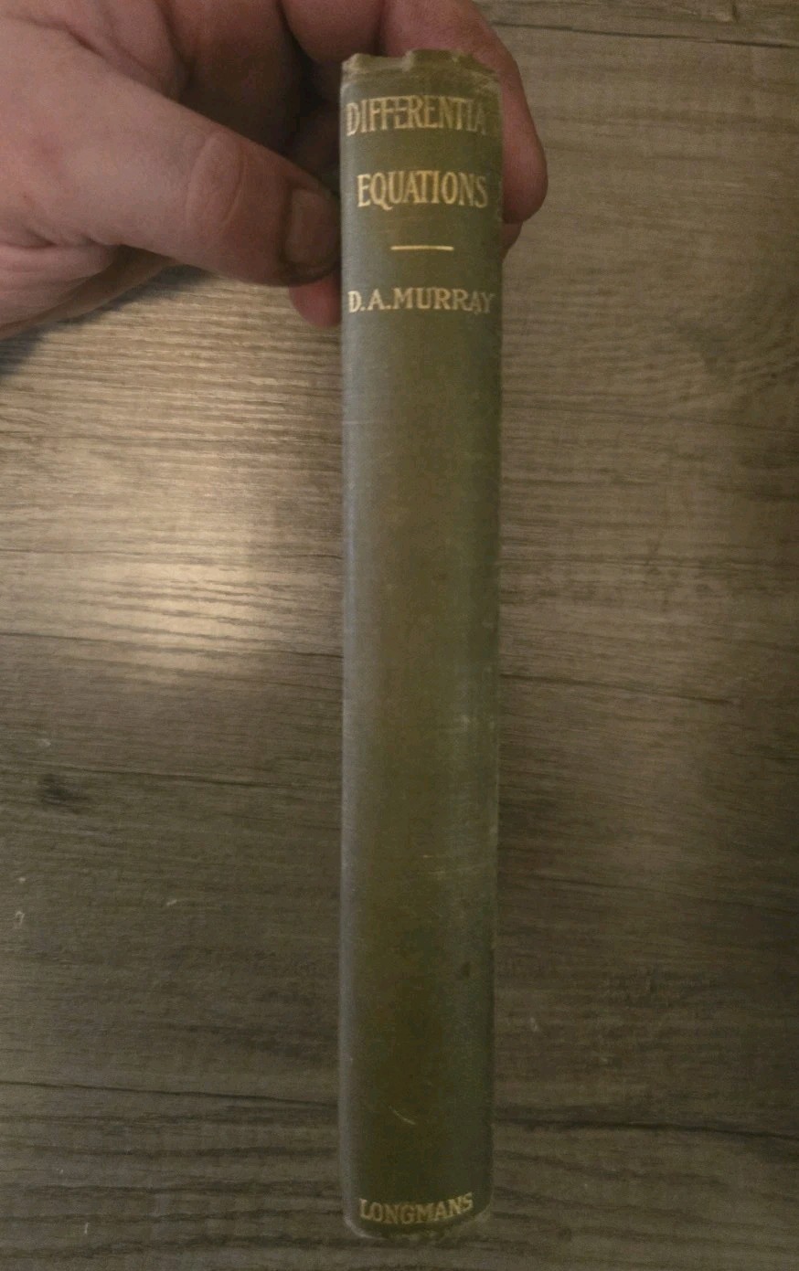 Differential Equations by DA Murray 1922 ***Antique Hardcover Book***