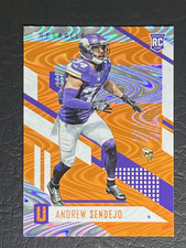 2017 PANINI UNPARALLELED FOOTBALL ANDREW SENDEJO #137 ROOKIE CARD SERIAL#17/49
