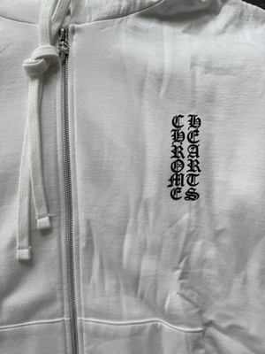 トップス Chrome Hearts Vertical Logo Zip UpHoodie BRAND NEW* Chrome Hearts Vertical Logo Zip Up Hoodie - Size L | eBay