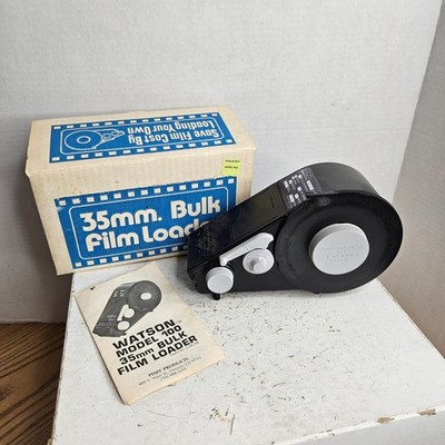 Vintage Watson Model no. 100 35mm Bulk Film Loader - Complete With Manual