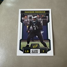 2023 PANINI SCORE HAASON REDDICK BASE FOOTBALL CARD PHILADELPHIA EAGLES NFL 