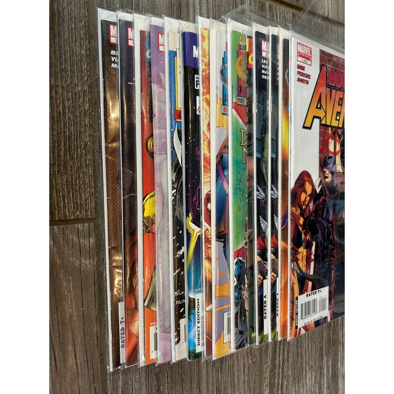 Marvel Avengers Comic Lot 14 Books Excalibur #107 Appears Signed A-Next