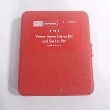 Craftsman 14 Piece Power Screw Driver Bit and Socket Set 25651