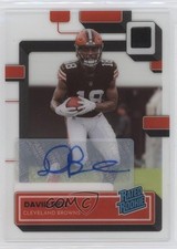2022 Panini Clearly Donruss Rated Rookie Auto David Bell #82 Auto 1i9m