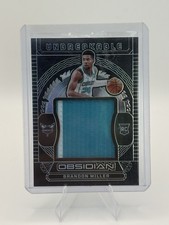 Panini 2023-24 Obsidian Unbreakable Memorabilia Brandon Miller RC /249 Hornets