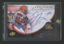 2008 EXQUISITE JAMAL LEWIS ENDORSEMENTS GOLD AUTOGRAPH #ED 14/30  BROWNS  HOF ?