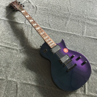 #ad Purple Blue Red LP Electric Guitar Active Pickups Rosewood Fretboard Black Parts $238.50