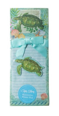 Summer Swimming Sea Turtles Magnetic Memo Pad Gift Set