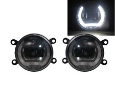 Wrangler JK MK3 07-18 DRL Ubar LED Glass Faro Fari Fendinebbia BK for CHRYSLER