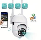Caméra de surveillance A7 WiFi 360° 1080p avec vision nocturne, maison connectée