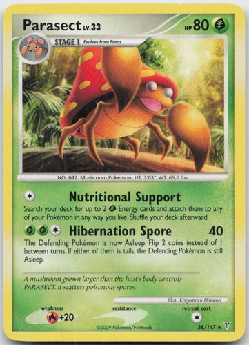 Parasect 38/147 Rare Supreme Victors Pokemon MP