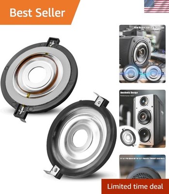 2-Pcs 1.5'' Voice Coil Replacement Diaphragms for Enhanced Audio Performance